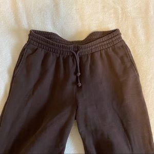 tna cozy wide leg sweatpants